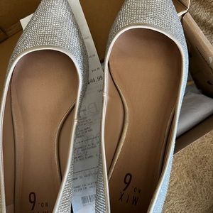 Flats…bought for my daughters wedding, worn for a few hours, like brand new
